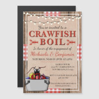 Crawfish Boil Lobster Party Engagement Rustic