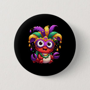 Crawfish Boil Mardi Gras Costume Masquerade Men Wo 6 Cm Round Badge