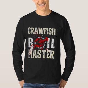 Crawfish Boil Master Cajun Seafood Festival Retro T-Shirt