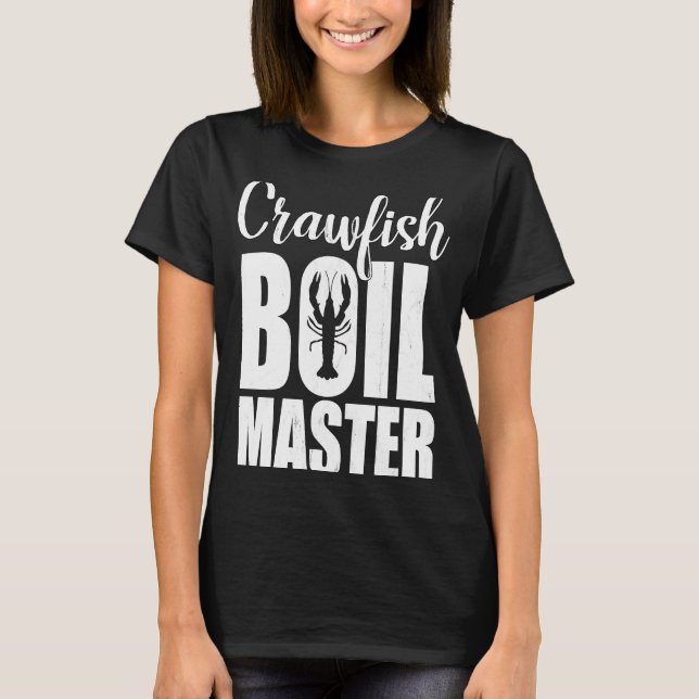 Crawfish Boil Master Mens Crawfish Crew T-Shirt (Front)
