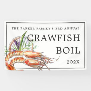 Crawfish Boil Party Banner
