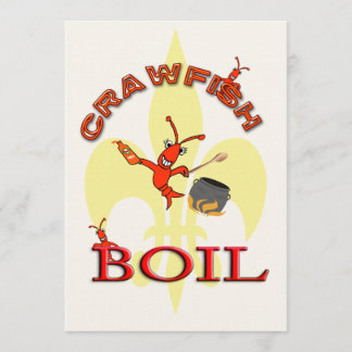 Crawfish Boil Party Invitation