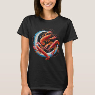 Crawfish Boil Red Spiny Lobster Shirt Cajun Seafoo