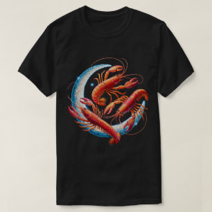 Crawfish Boil Red Spiny Lobster Shirt Cajun Seafoo