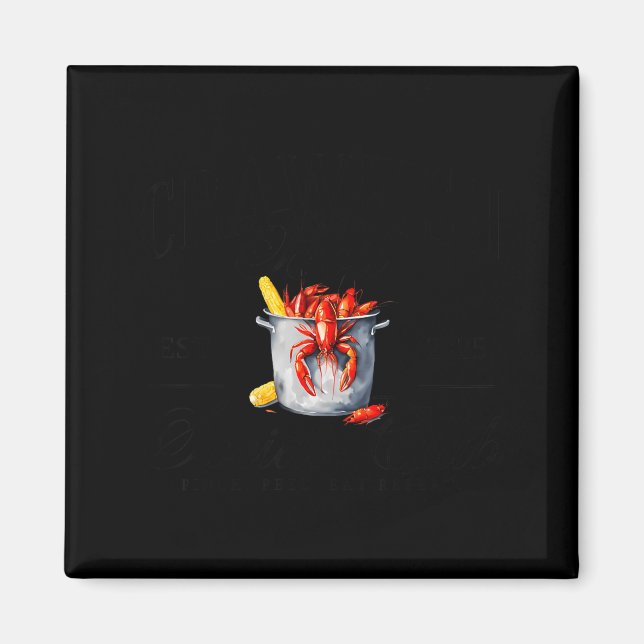 Crawfish Boil Social Club Cajun Seafood Festival S Magnet (Front)