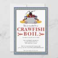 Crawfish Boil Summer Seafood Barbecue Party