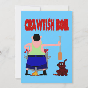 Crawfish Boil with Dog