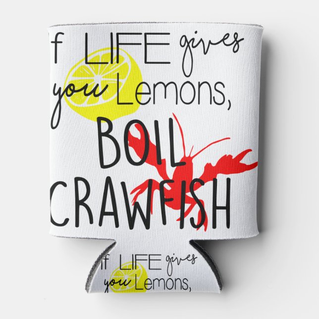 Crawfish Bowl Can Cooler (Front)