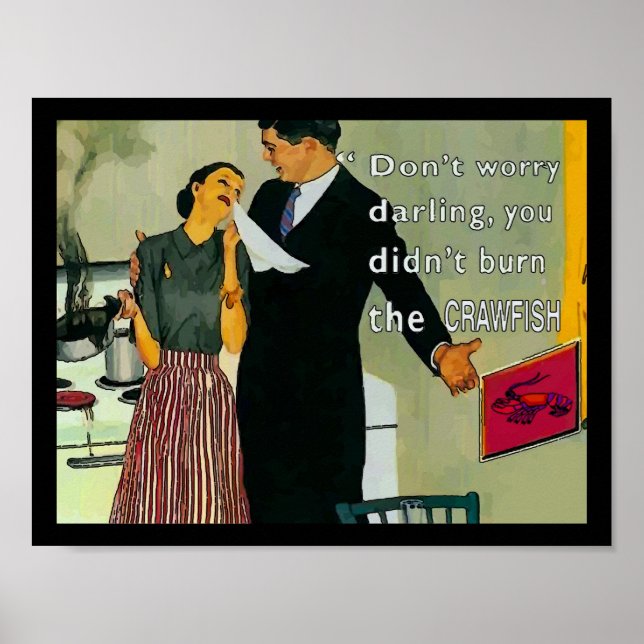 Crawfish Cartoons Poster (Front)