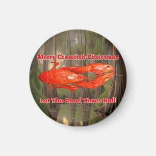 Crawfish Christmas  Magnet