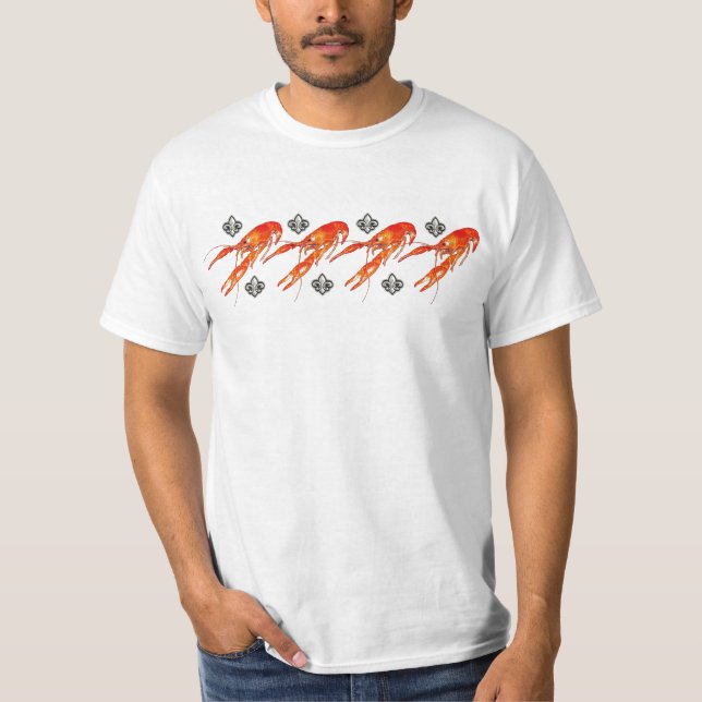 crawfish fleurdelis 2 T-Shirt (Front)