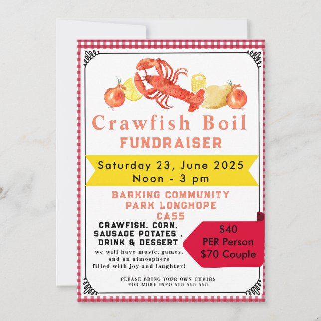 crawfish invite  (Front)