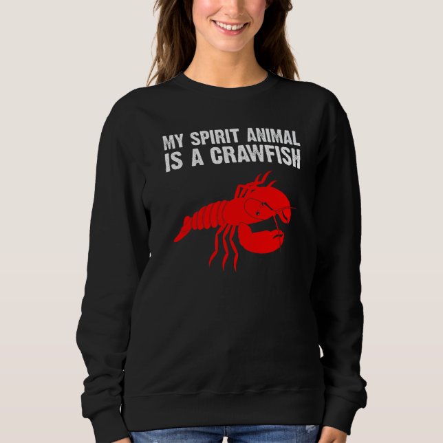 Crawfish Men Women Crayfish  Crawfish Eating Sweatshirt (Front)