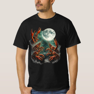 Crawfish Moon Funny Parody T-Shirt – Retro Louisia