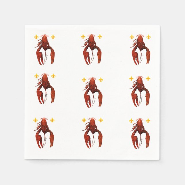 Crawfish Napkins (Front)