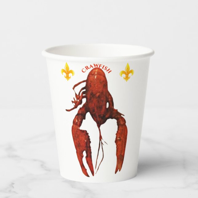 Crawfish Paper Cups (Front)
