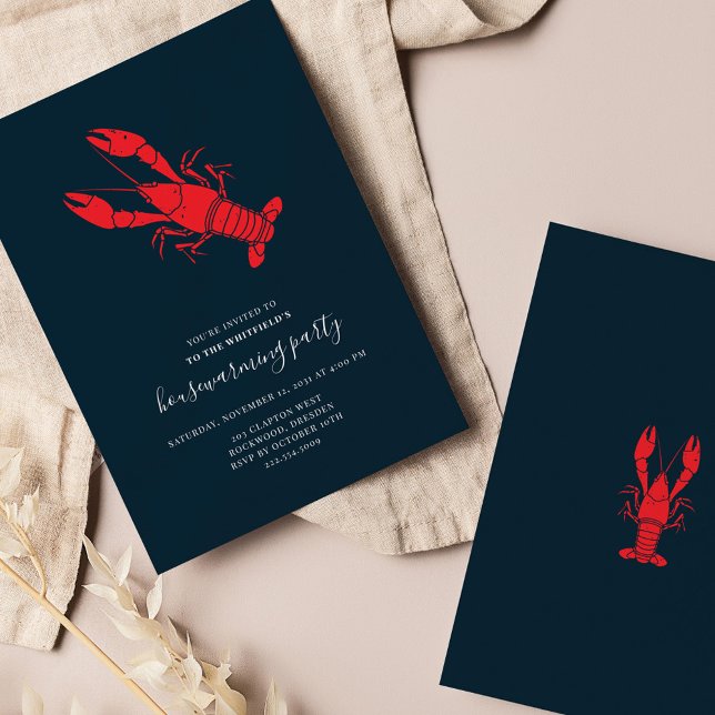 Crawfish Seafood Housewarming Party Announcement (Creator Uploaded)