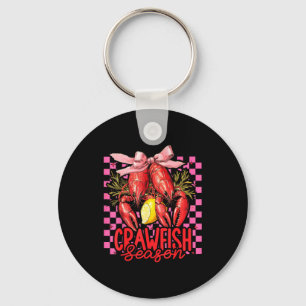 Crawfish Season Crawfish Boil Lobster Cajun Men Wo Key Ring