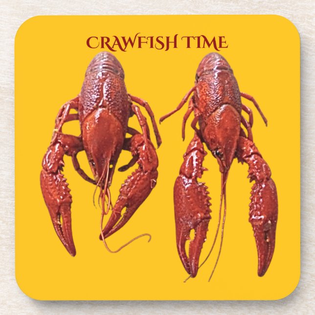 Crawfish Time Coaster (Front)