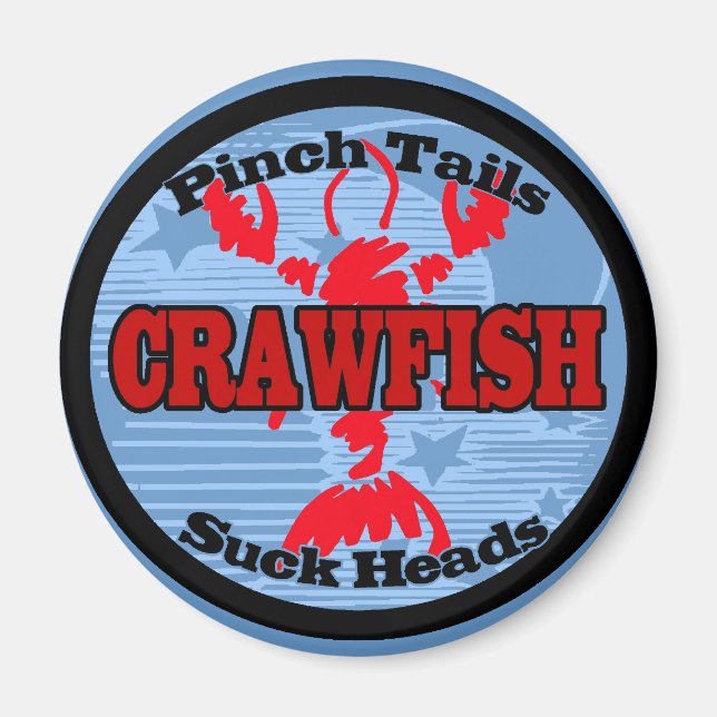 Crawfish Water Metre Magnet (Front)