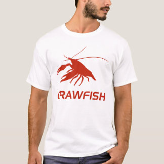 crawfish's　silhouette (Red) T-Shirt