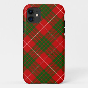 Crawford tartan red green plaid Case-Mate iPhone case