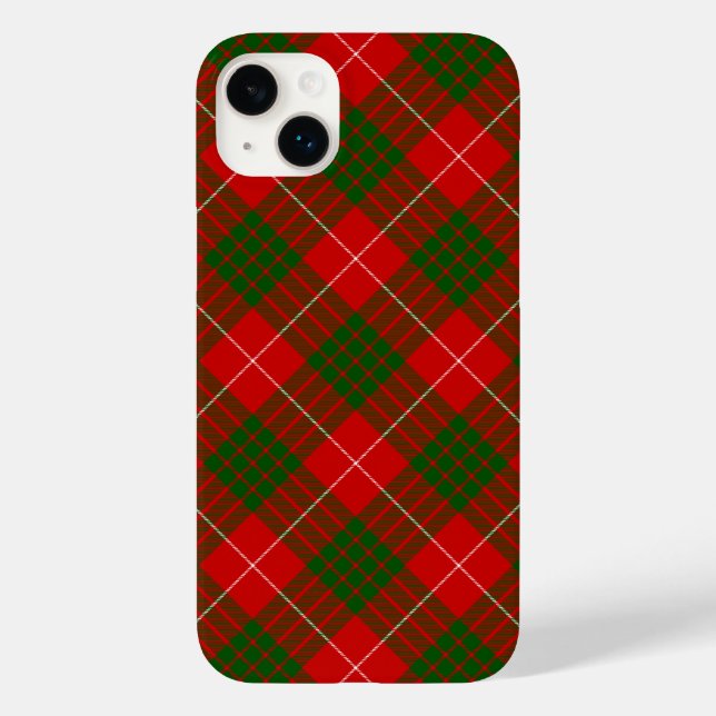 Crawford tartan red green plaid Case-Mate iPhone case (Back)
