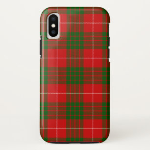 Crawford tartan red green plaid Case-Mate iPhone case