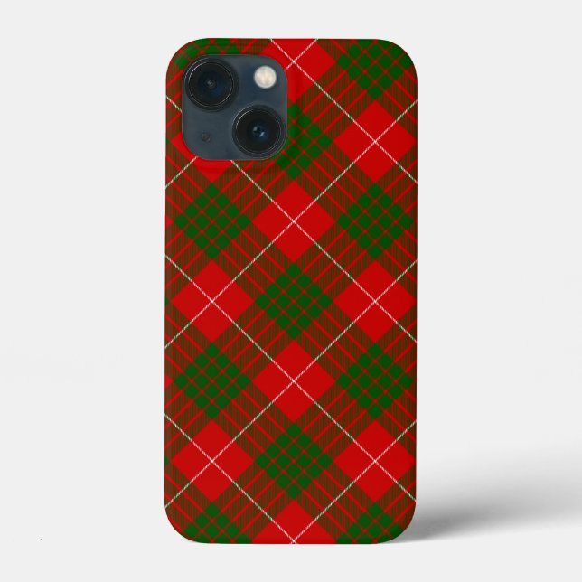 Crawford tartan red green plaid Case-Mate iPhone case (Back)