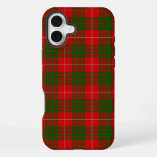 Crawford tartan red green plaid iPhone 16 plus case