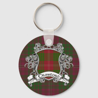 Crawford Tartan Shield Key Ring