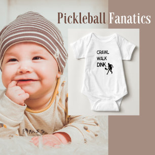 Crawl Walk Dink Baby Bodysuit