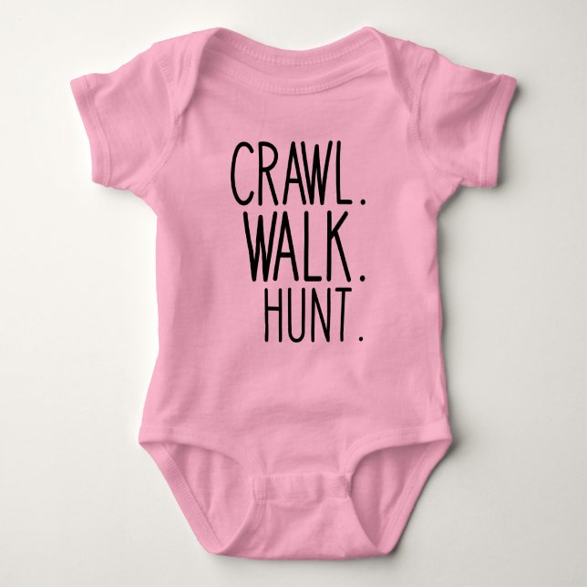Crawl Walk Hunt, Hunter Baby Bodysuit (Front)