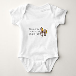 Crawl Walk Ride Baby Bodysuit