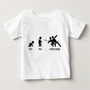 Crawl. Walk. Ultimate Frisbee Baby T-Shirt