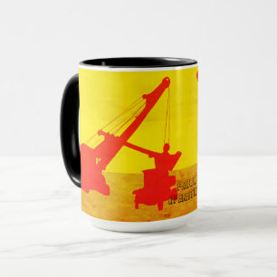 Crawler Crane Northwest Crane Art Crane Operator Mug