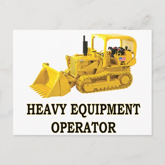 CRAWLER LOADER POSTCARD (Front)