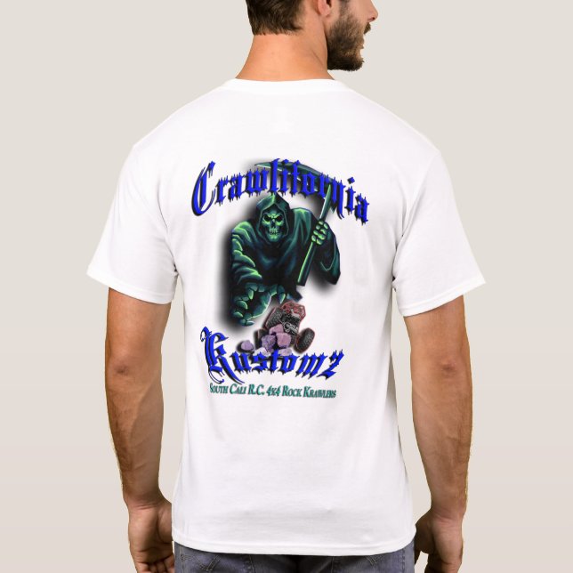 Crawlifornia Kustomz Blue T-Shirt (Back)