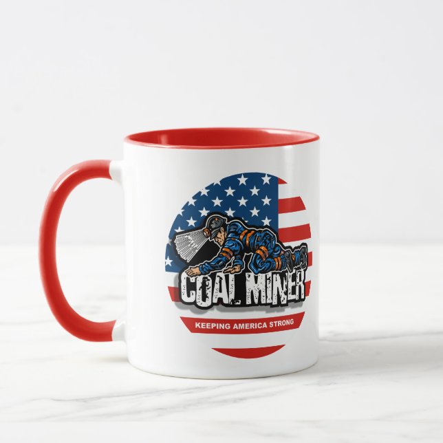 CRAWLING COAL MINER MUG (Left)