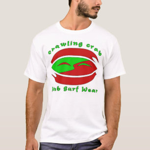 Crawling Crab- Red and Green T-Shirt