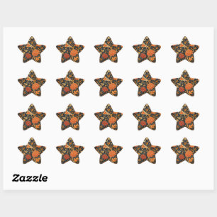 Cray, a beautiful William Morris design,  Star Sticker