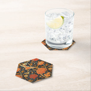 Cray, a beautiful William Morris pattern Paper Coaster