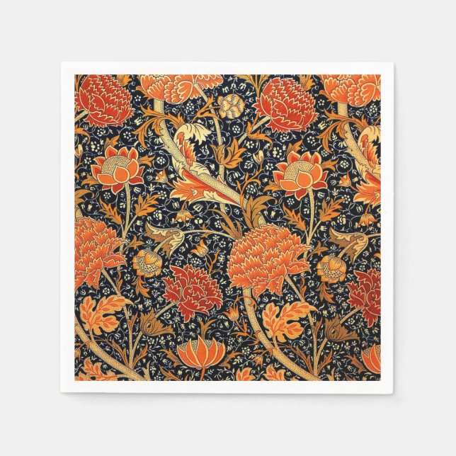 Cray, a vintage William Morris design Napkin (Front)