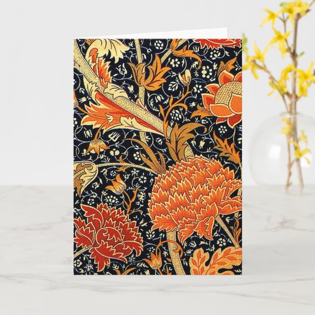 Cray by William Morris Card (Yellow Flower)