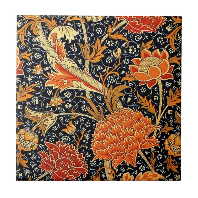 Cray by William Morris Tile (Front)