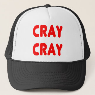 Cray Cray Funny internet Memes Red Trucker Hat