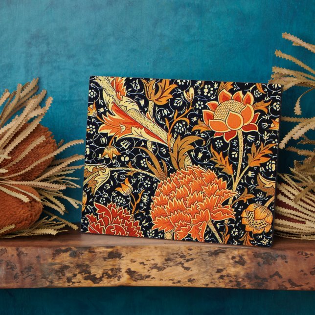 Cray, famous pattern by William Morris, Plaque (Side)
