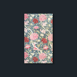 Cray Pattern (by William Morris) Art Canvas Print<br><div class="desc">This design is based on a pattern created by British designer William Morris (1834–1896), who helped to found the Arts and Crafts Movement. This pattern, known as Cray, is part of a series of gently flowing patterns inspired by tributaries of the River Thames (the other patterns were called Evenlode, Kennet,...</div>