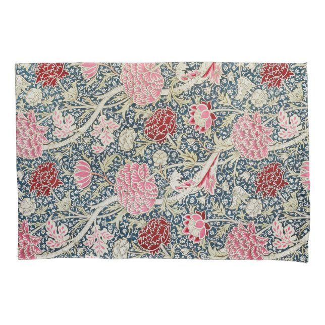 Cray Pattern (by William Morris) Pillowcase (Front-Left)