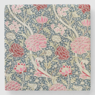 Cray Pattern (by William Morris) Stone Coaster